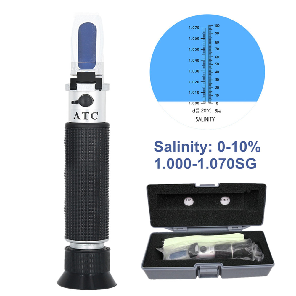 Marine Aquarium Refractometer - Refractómetro de salinidad portátil medidor de