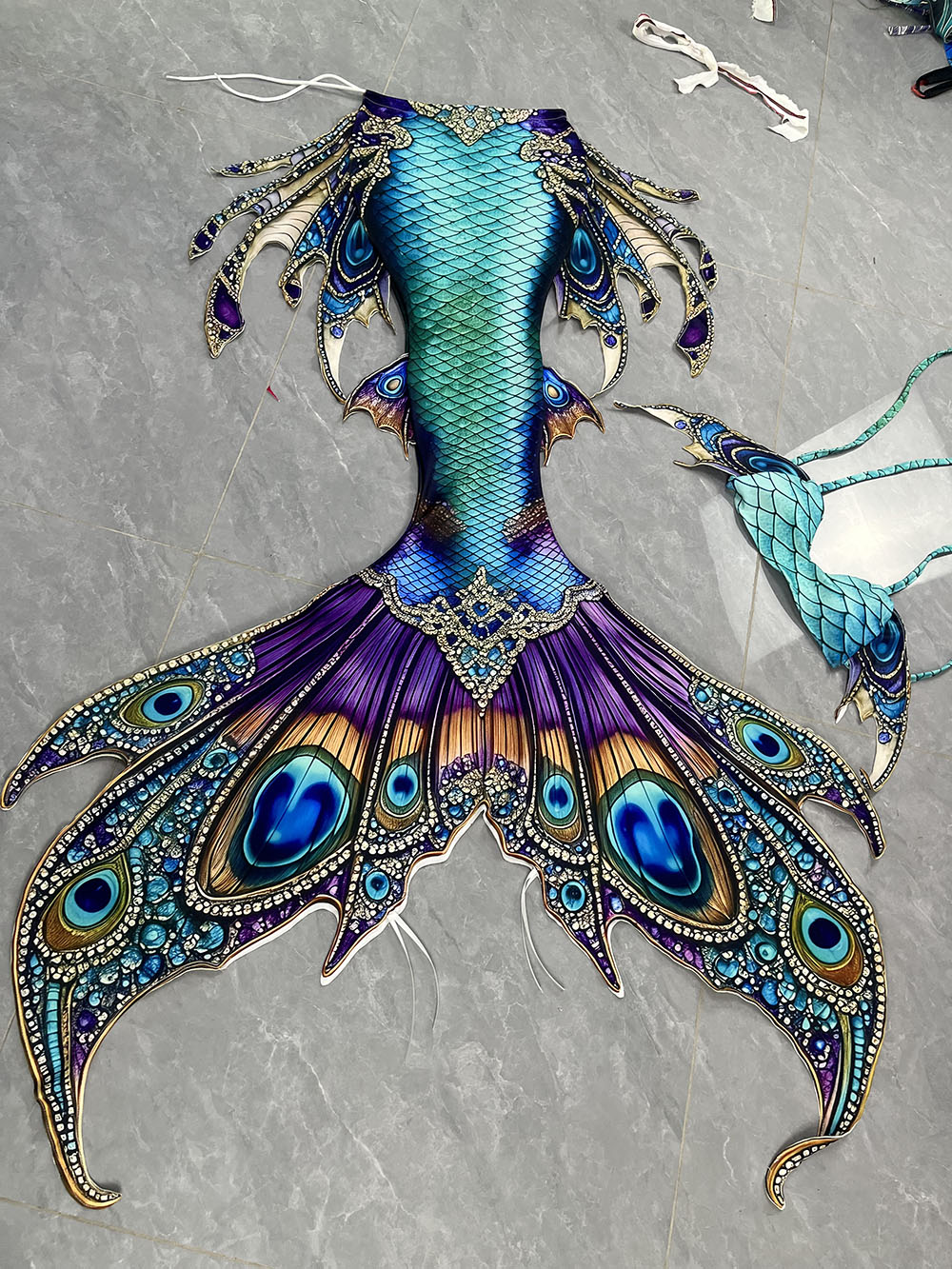 Aquarium & Marine Museum Kota Kinabalu - Nuevo patrón cola de sirena aletas