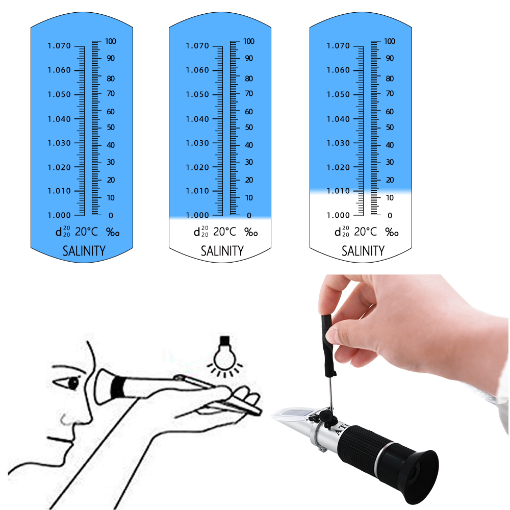 Refractómetro de salinidad por - Marine Aquarium Refractometer reseña y precio