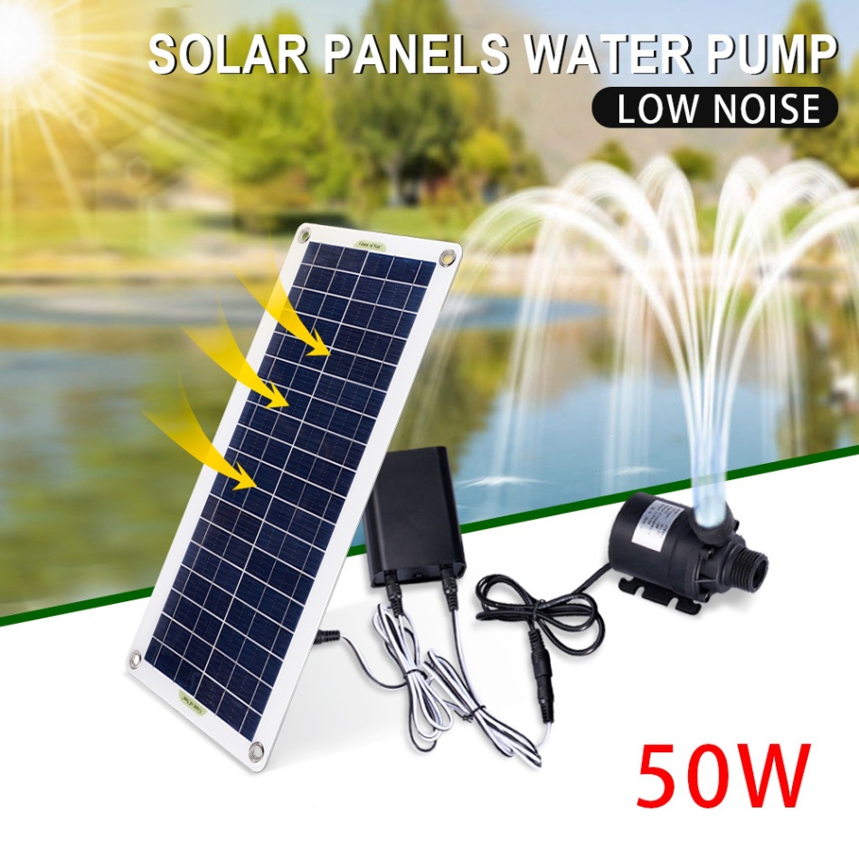 Bomba de Agua Solar de 50W con - Marine Aquarium Equipment reseña y precio