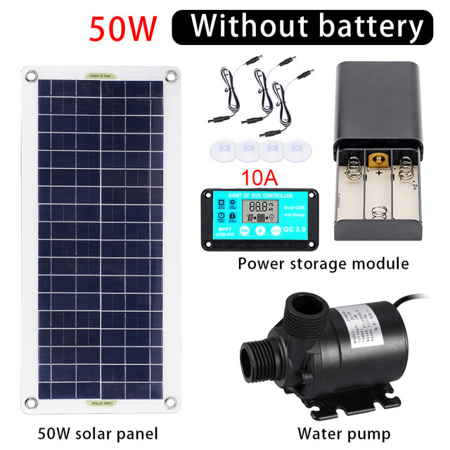 Bomba de Agua Solar de 50W con - Marine Aquarium Equipment reseña y precio