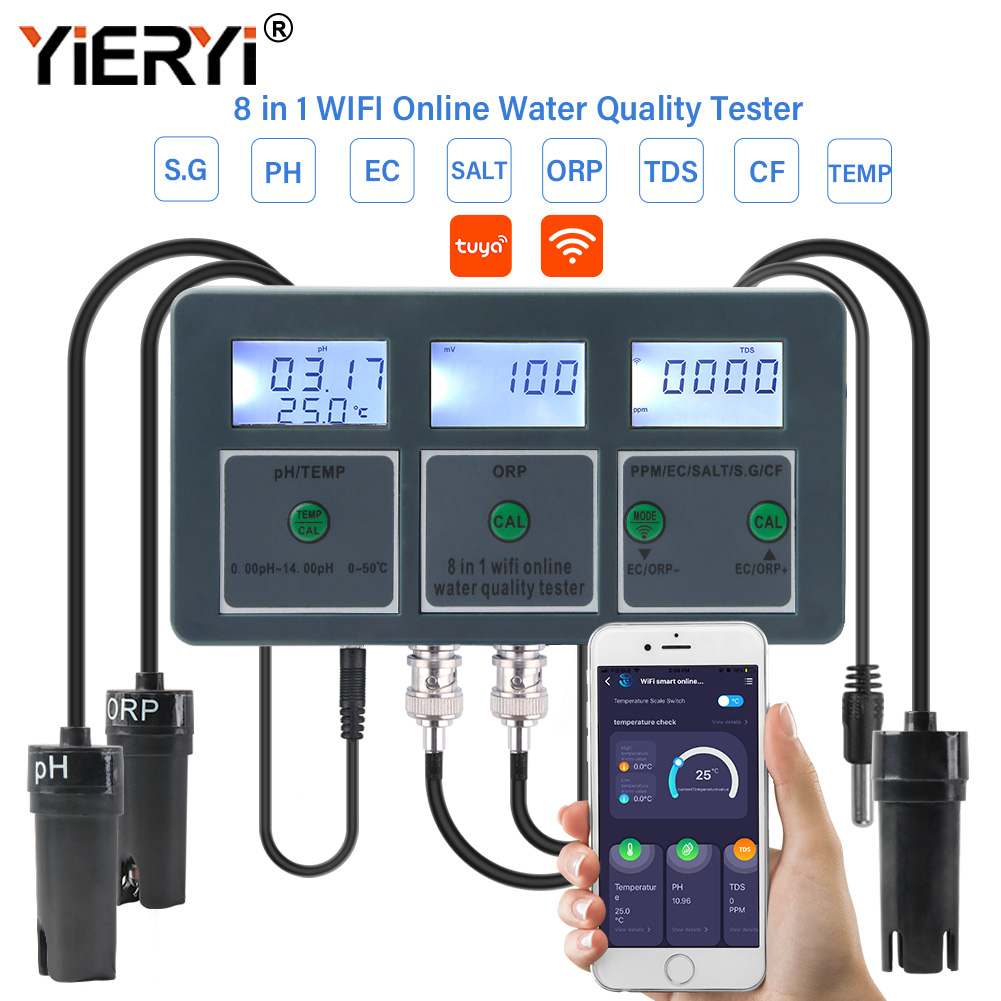 Monitor de Calidad del Agua pa - Marine Aquarium Water Analyzer reseña y precio